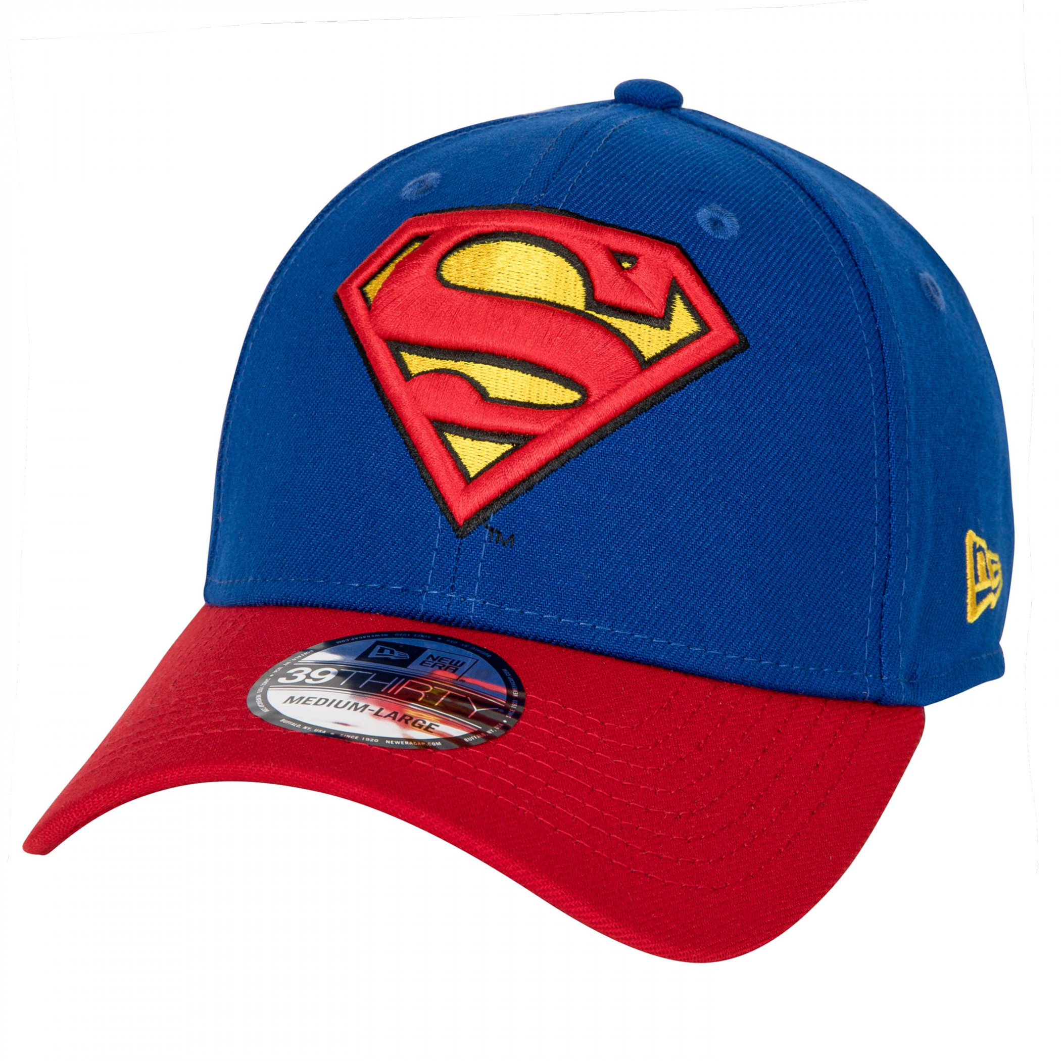 Superman Symbol Blue & Red 39Thirty Fitted Hat